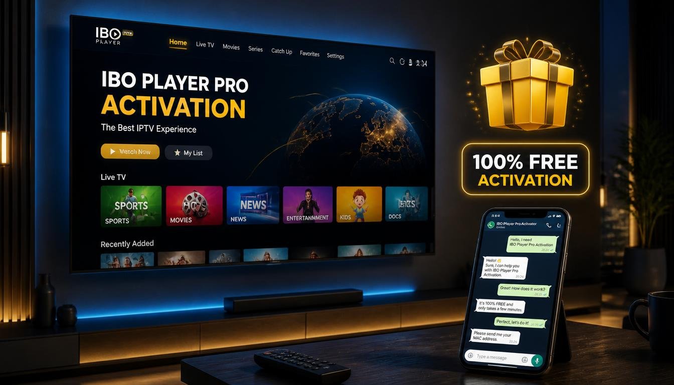 Activación de IBO Player Pro gratis en Smart TV con suscripción y soporte en España